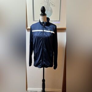 Nike Men's Navy Blue Jacket Size M Vintage